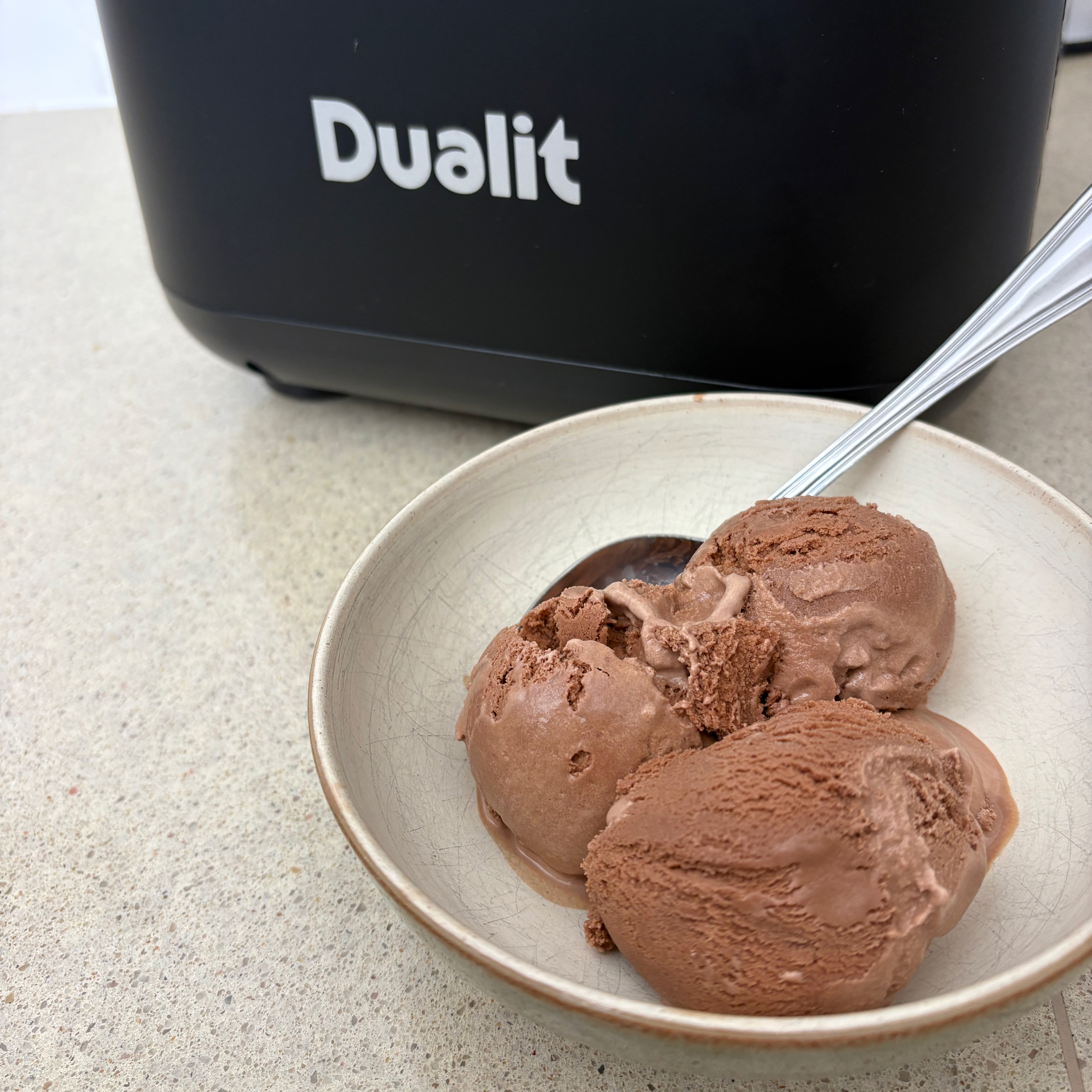 Testing the Dualit Ice cream maker at home