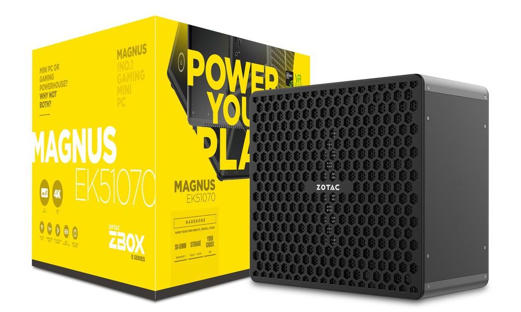 Zotac's mini PCs with GeForce GTX 1070 and 1060 cards pack a punch
