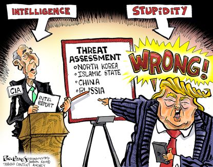 Political&nbsp;Cartoon&nbsp;U.S. Trump GOP Intelligence CIA