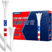 Champkey "Stars and Stripes" Plastic Golf Tees 120 Pack