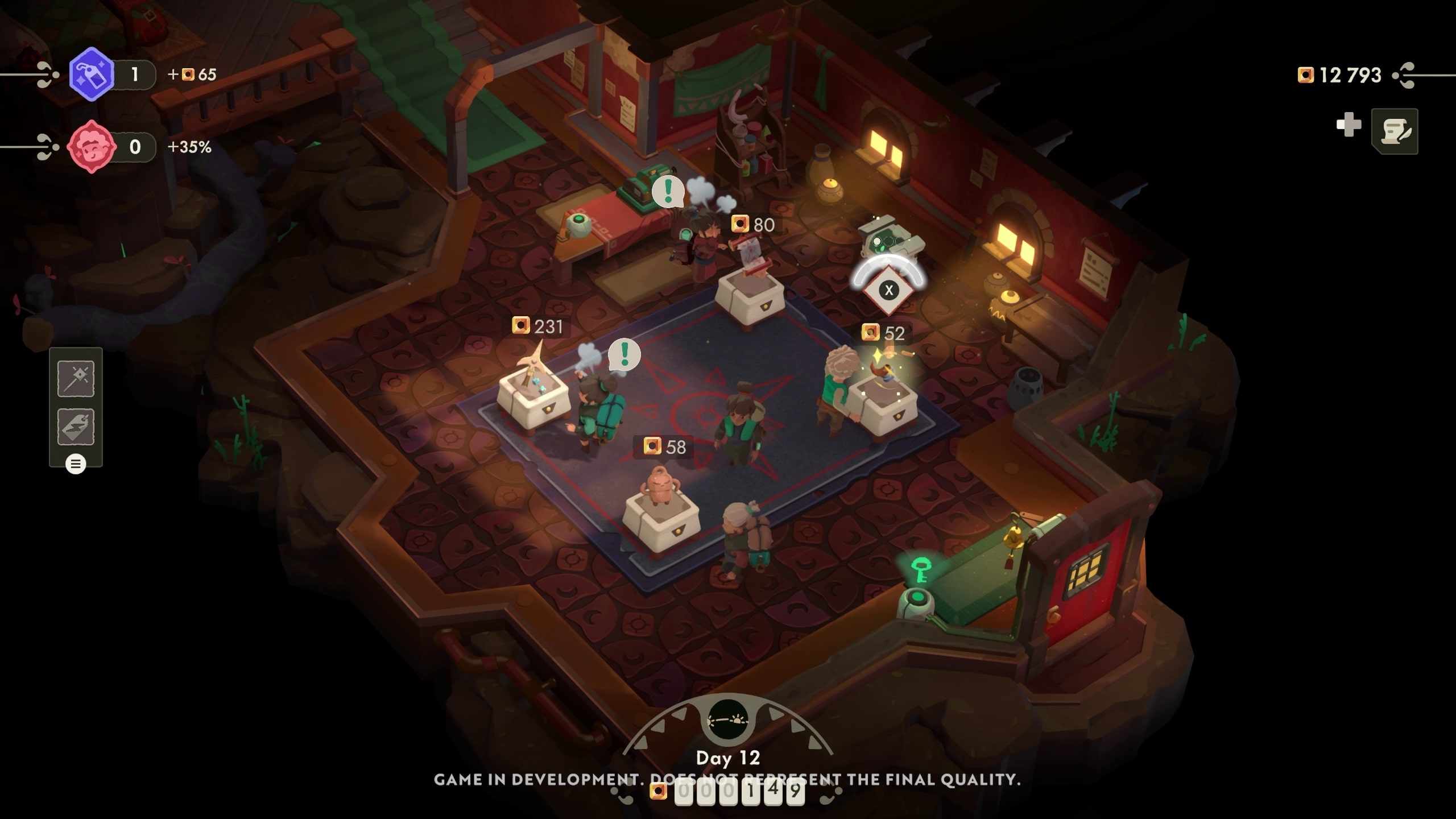 Moonlighter 2 screenshot of a new merchant minigame.