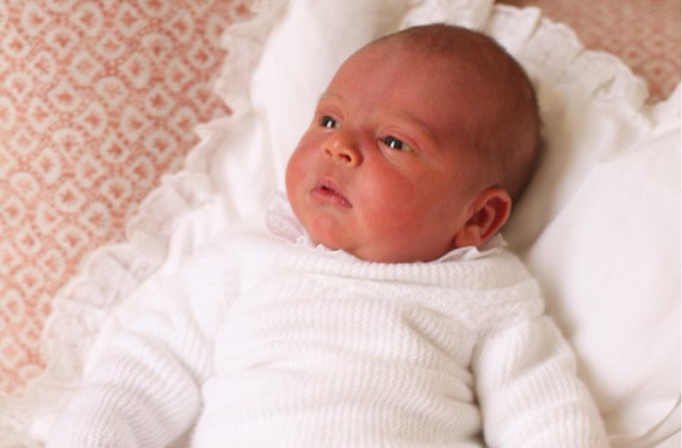 Prince Louis at Kensington Palace May 2018