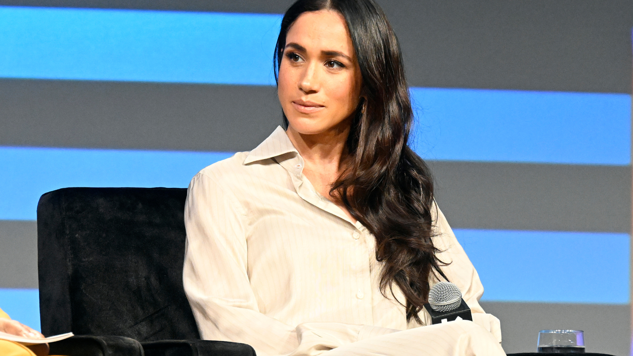 Meghan, Duchess of Sussex speaks onstage during the Breaking Barriers, Shaping Narratives: How Women Lead On and Off the Screen panel during the 2024 SXSW Conference and Festival at Austin Convention Center on March 08, 2024 in Austin, Texas.