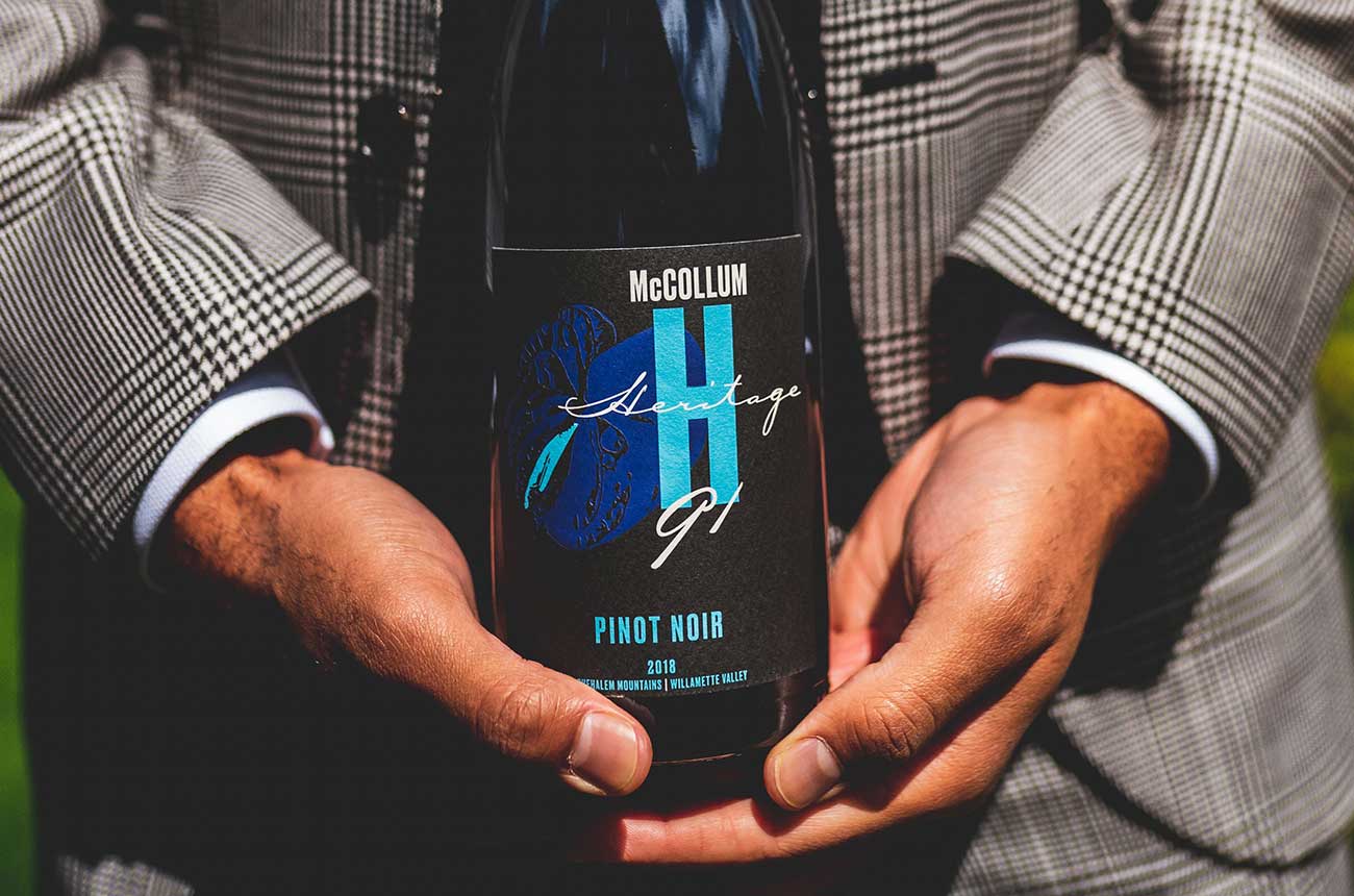 McCollum heritage 91 wine, 2018 vintage