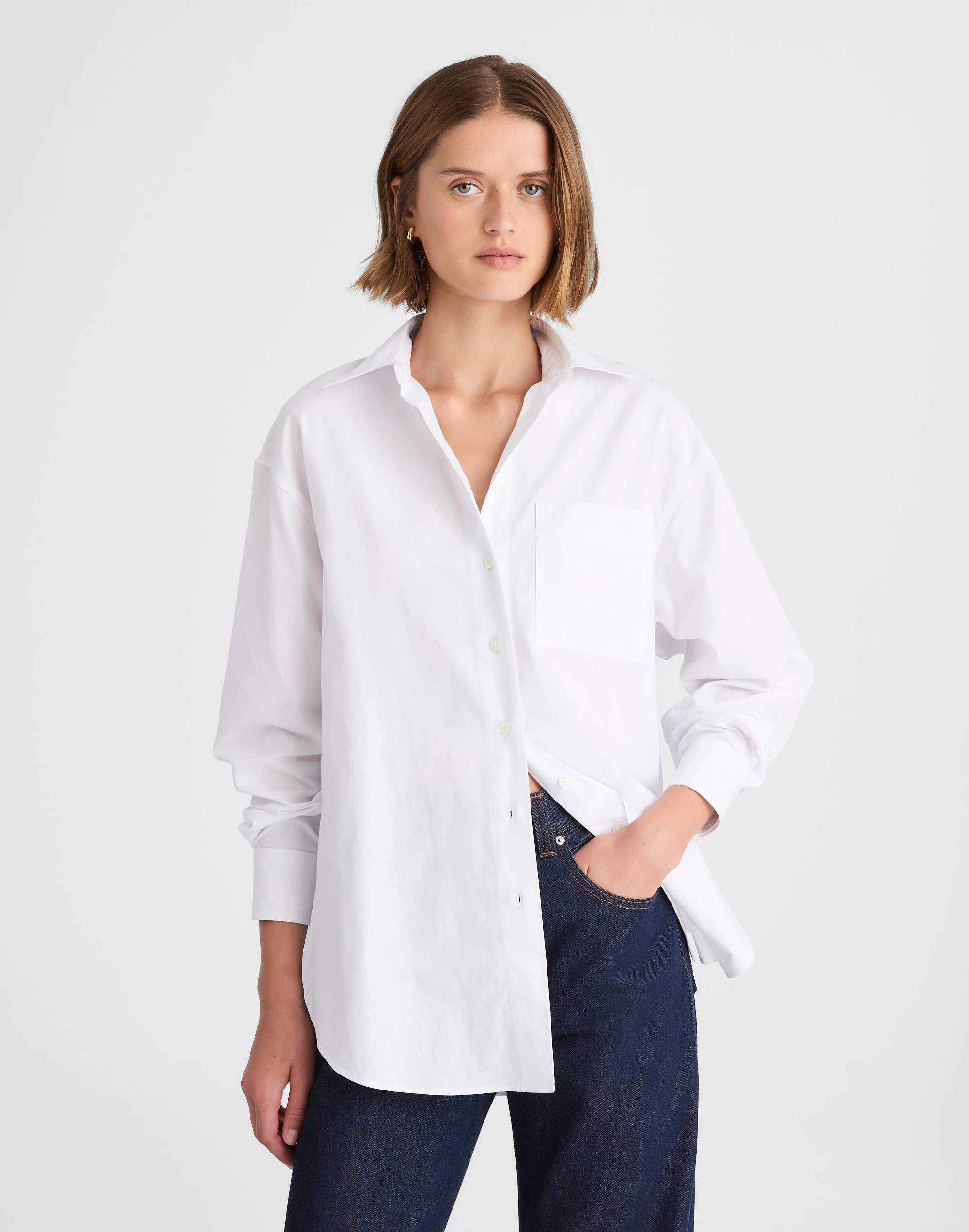 Oversized Button-Up Shirt
