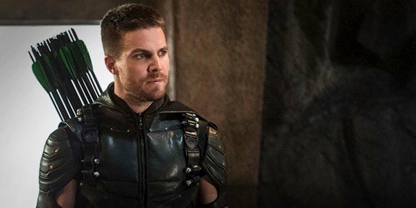 Stephen Amell as Oliver Queen on Arrow