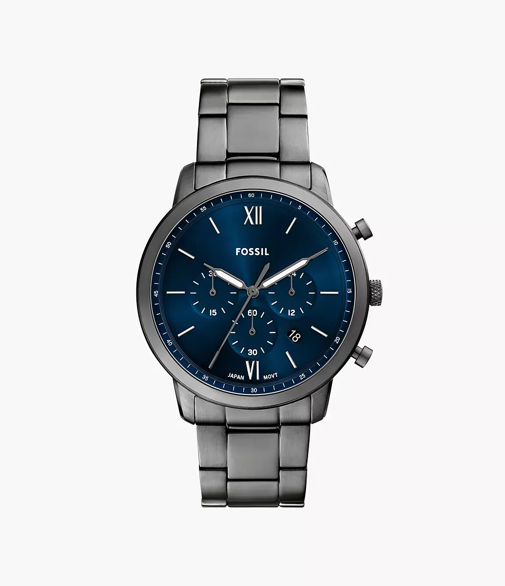 Fossil, Neutra Chronograph Smoke Stainless Steel Watch