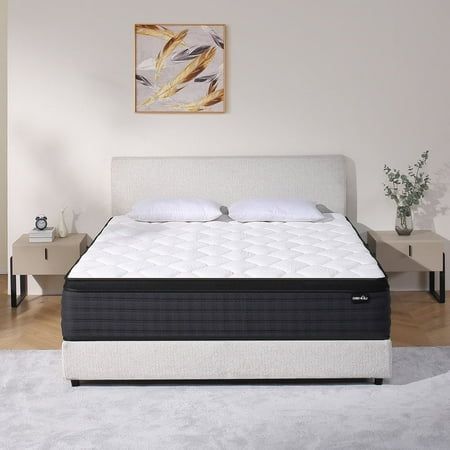 Full Size Mattress, 12 Inches Hybrid Memory Foam Full Mattress in a Box