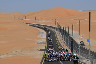 The desert views of the UAE Tour