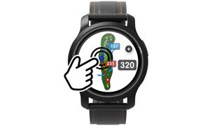 GolfBuddy watch screen