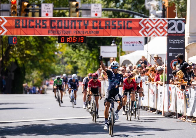 Marlies Mejías wins 2024 elite women's race at Bucks County Classic