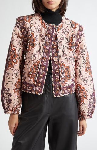 Glam Tapestry Quilted Jacket