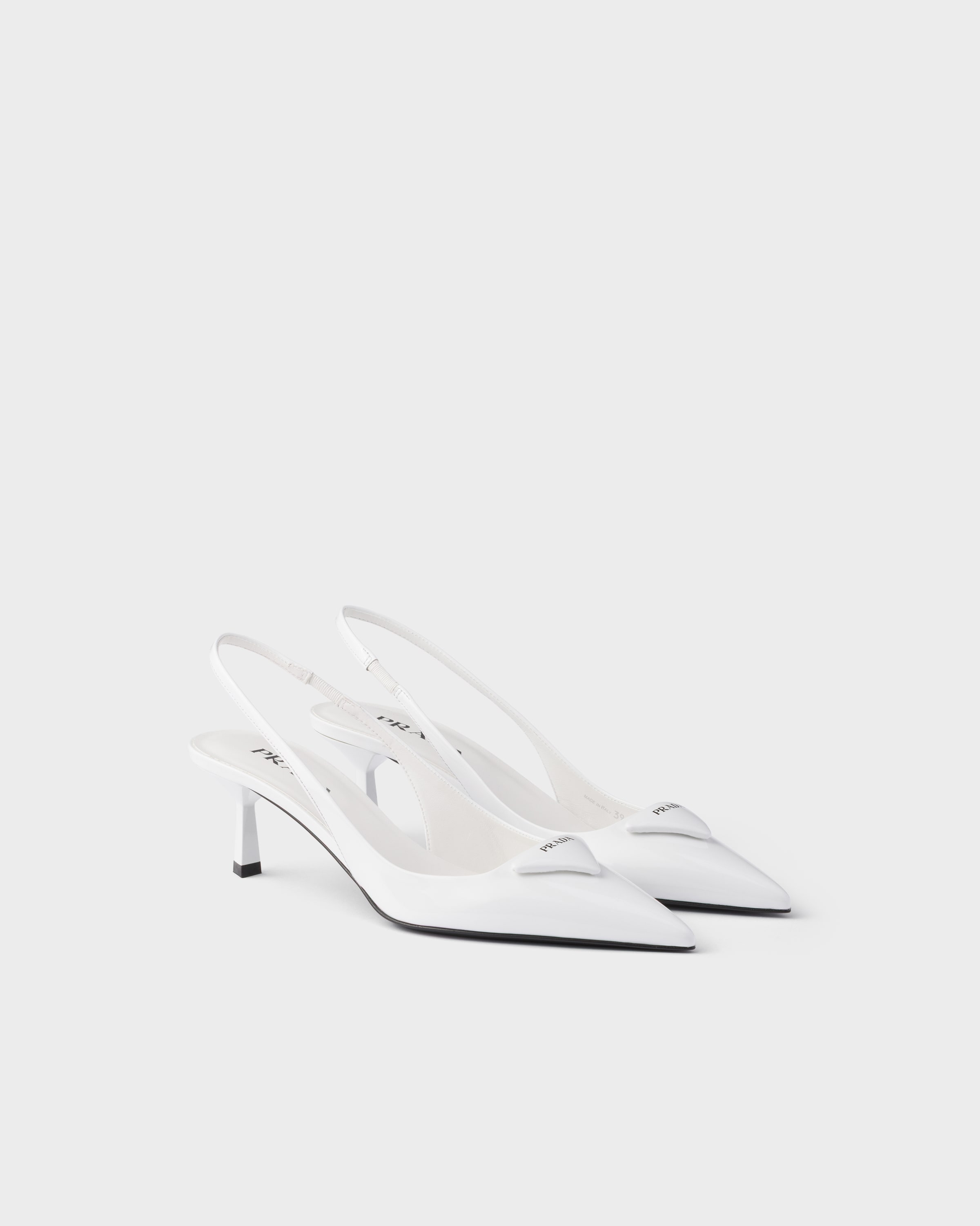 Patent Leather Slingback Pumps