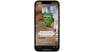 Duolingo video on TikTok