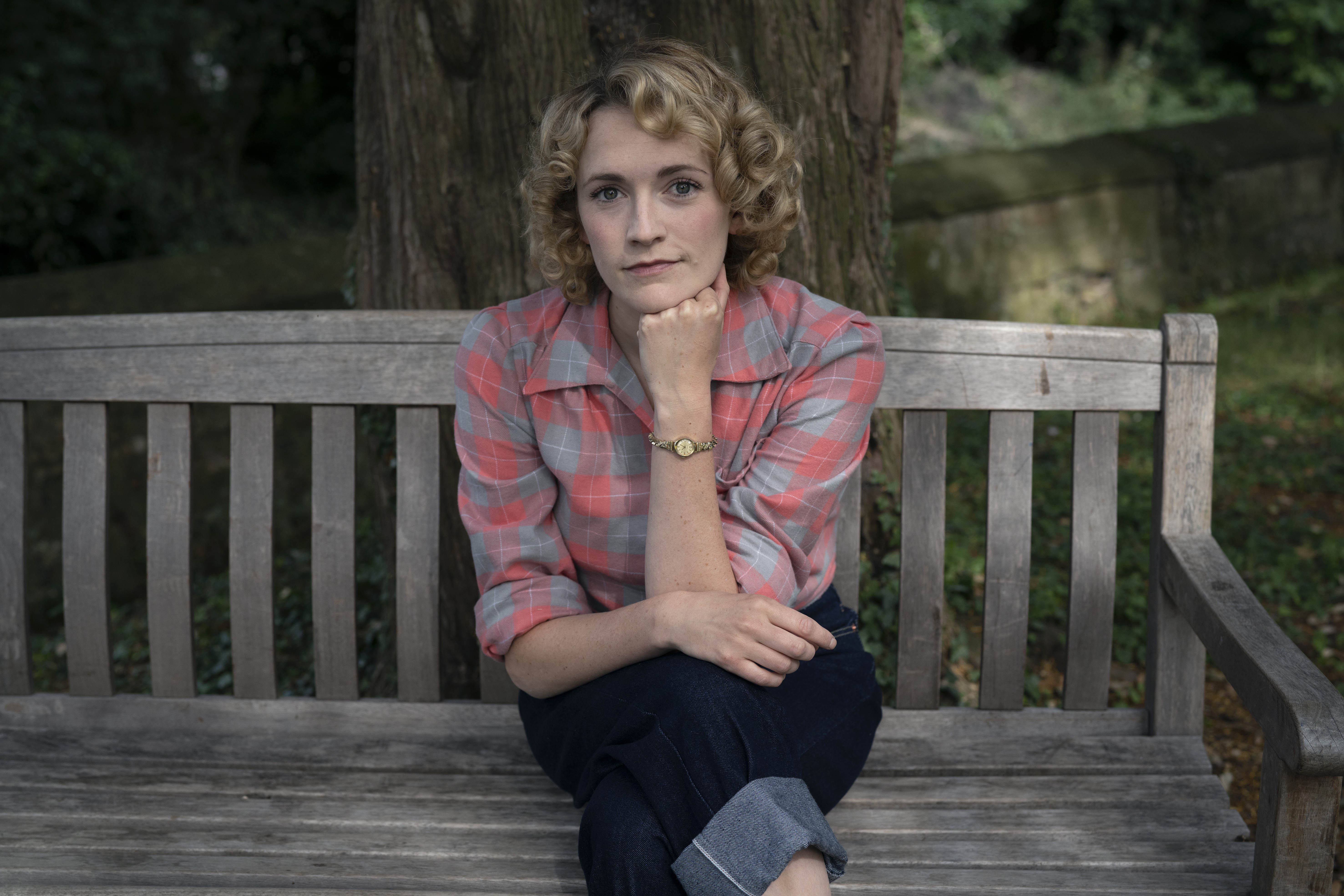 'Ghosts' star Charlotte Ritchie as Bonnie in 'Grantchester' series 7.