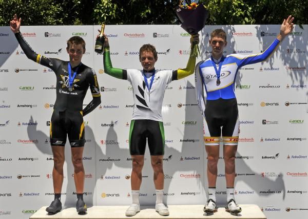 The Under 23 Podium, Michael Vink, Jason Christie and Alex McGregor