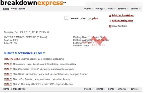 Ant-Man Casting Call