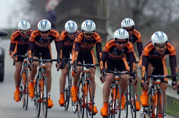 Miche were another squad to run non-TT specific bikes
