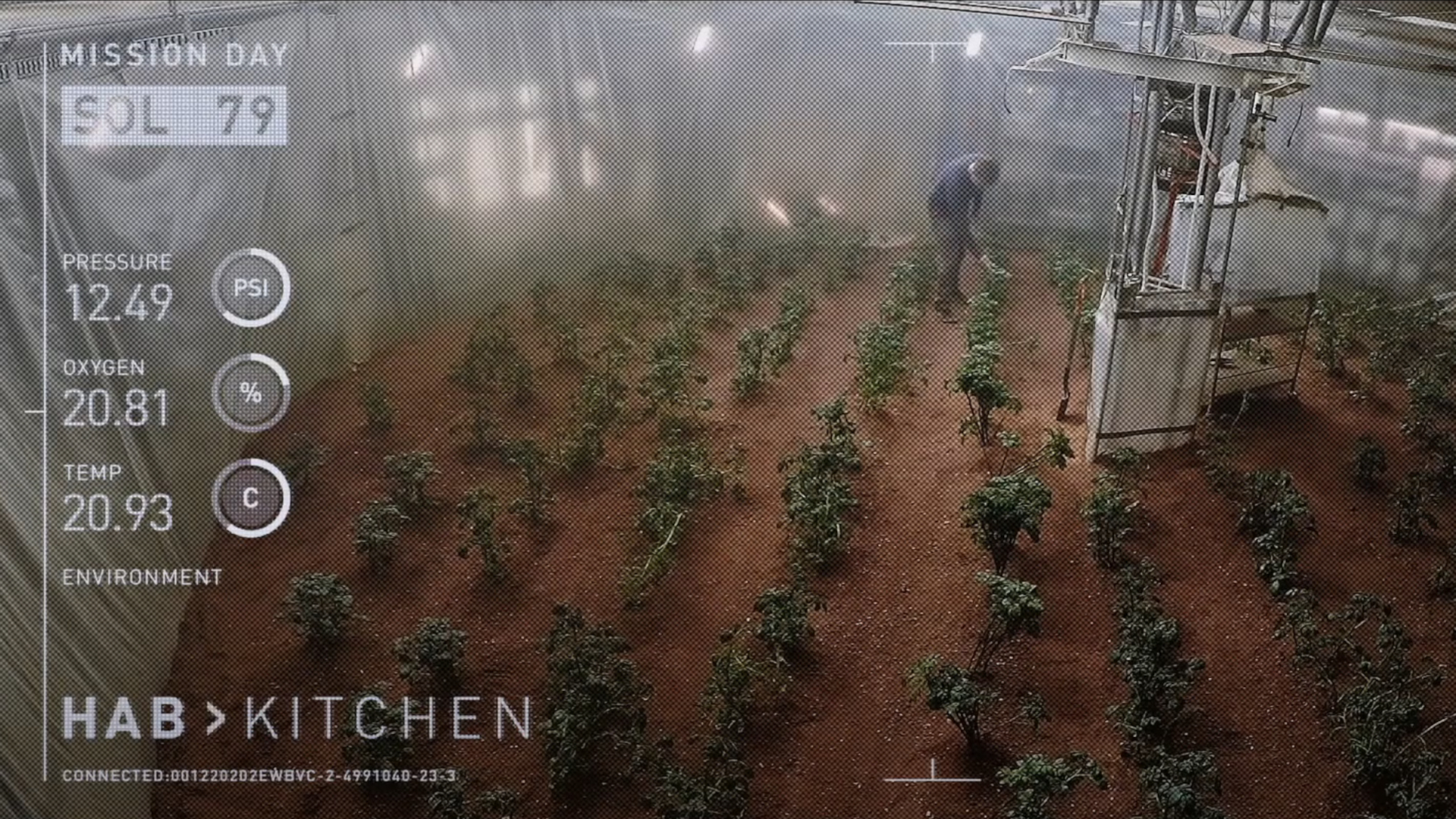 Screenshot from the 2015 movie "The Martian"