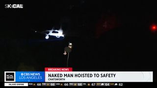 Naked hiker rescued in Chatsworth, Los Angeles