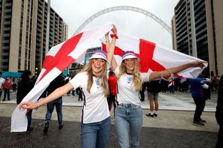 England fans have been out in force at Wembley this summer.