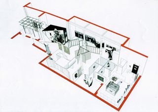 An image of overview layout of an exhibition hall