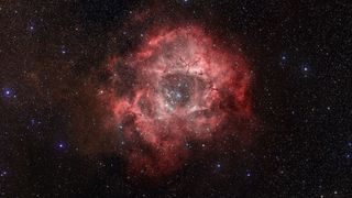 The Rosette Nebula in Monoceros. FOV is approximately 2.5x3 degrees.
