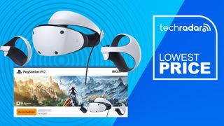 PSVR 2 headset and Horizon Call of the Mountain Bundle deal image