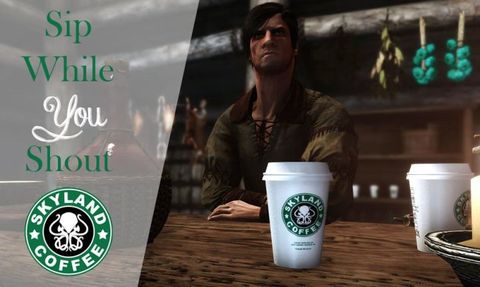 Modders Have Added A Hot Cup Of Starbucks Coffee To Skyrim Following The Game Of Thrones Production Goof Gamesradar