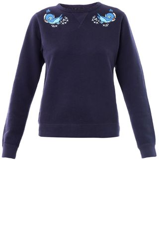 Lulu & Co Bird Print Cotton Sweatshirt, £95