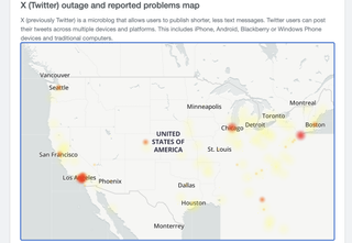 Downdetector location report