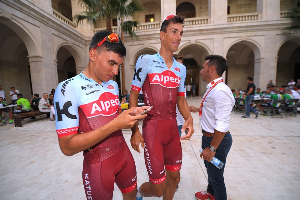 Katusha-Alpecin at the Vuelta a Espa&ntilde;a team presentation