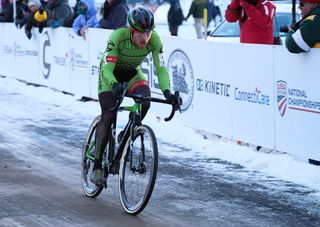 Stephen Hyde en route to his first US Elite cyclo-cross championship