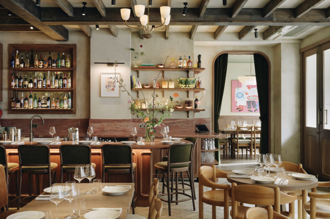 an image of the interior of Lita restaurant in Marylebone