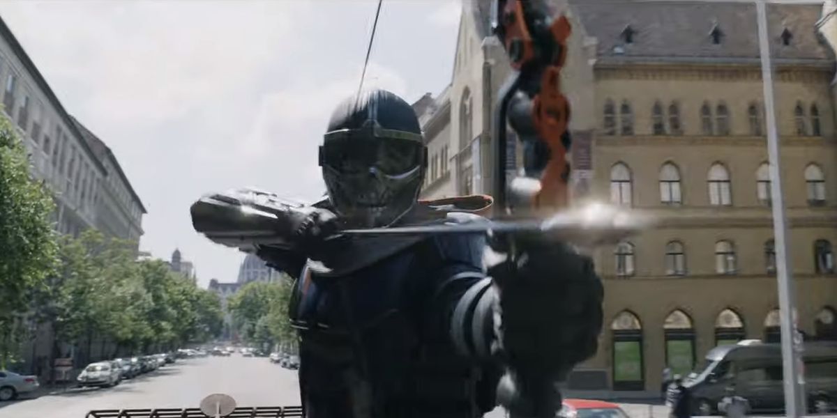 Taskmaster in the Black Widow trailer