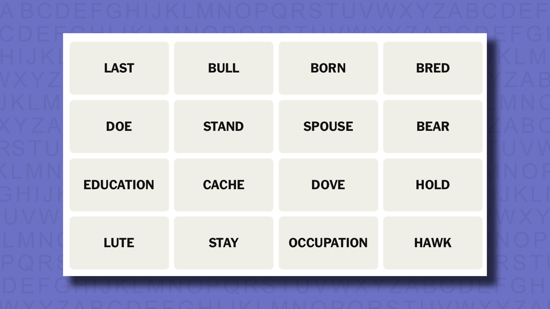 NYT Connections hints for game 728 on a purple background