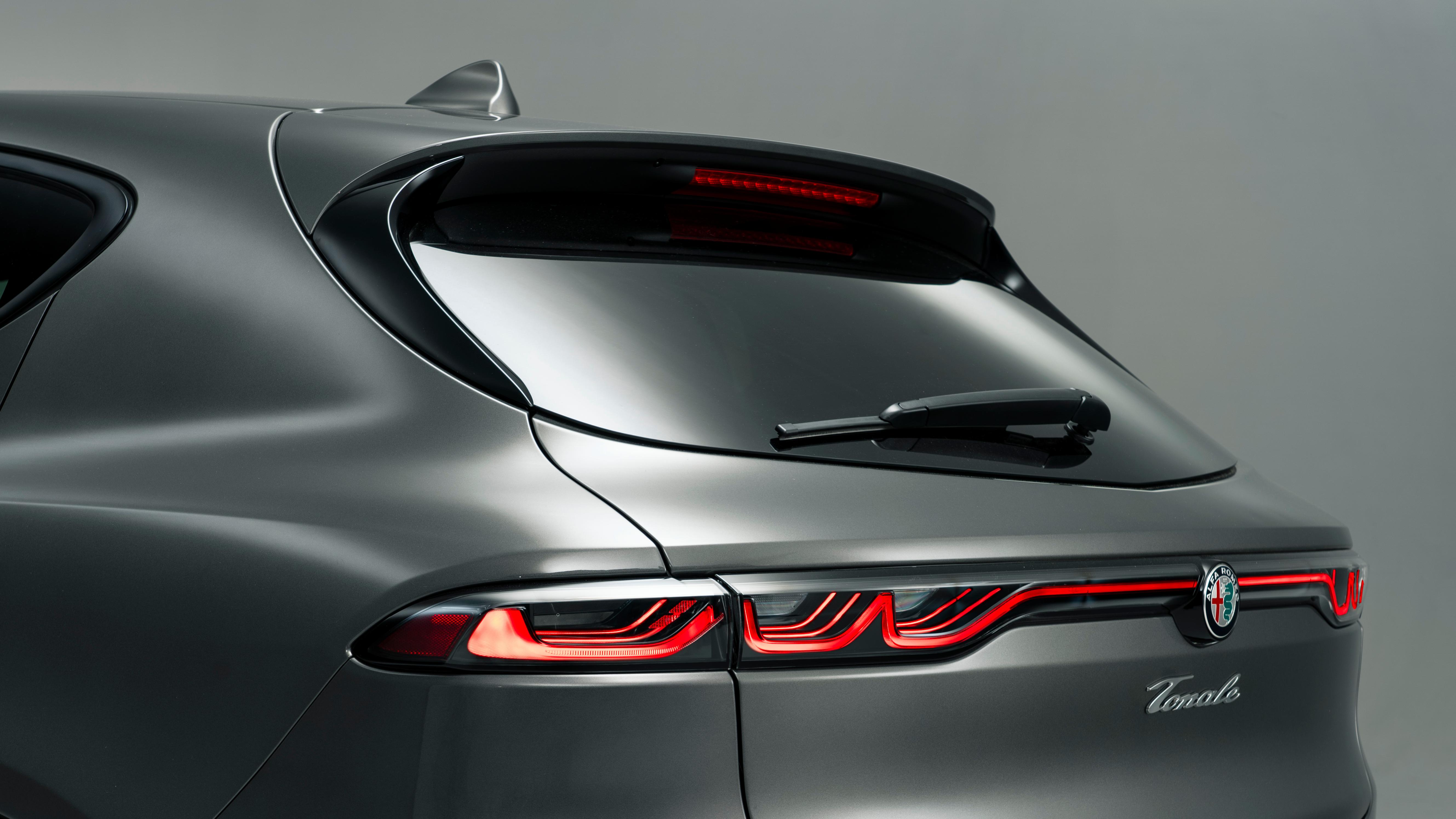 Rear close-up of Alfa Romeo Tonale