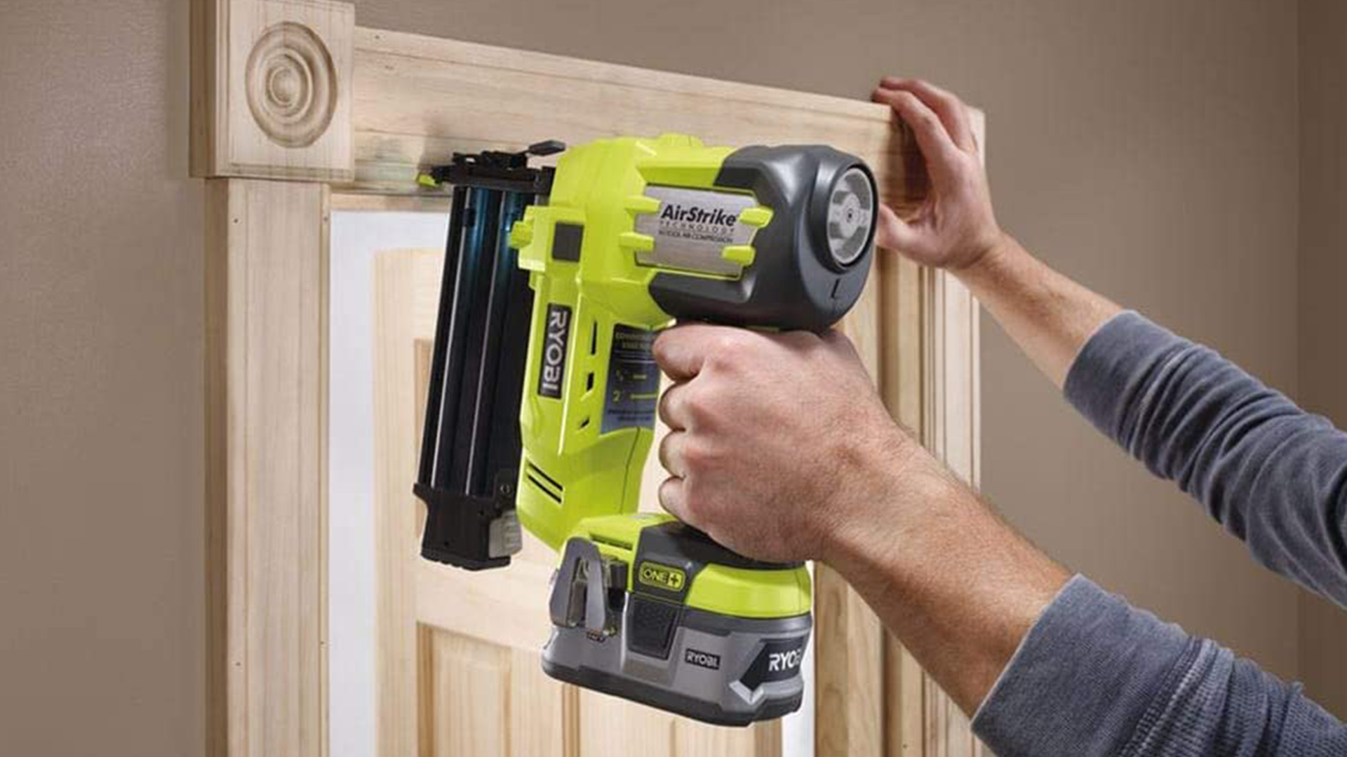 Ryobi 16G One+ AirStrike Nailer review a serious nail gun for nailing