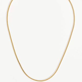 Missoma LUCY WILLIAMS SHORT SQUARE SNAKE CHAIN NECKLACE 