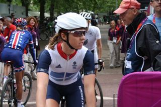 Reigning champion Nicole Cooke (Great Britain).