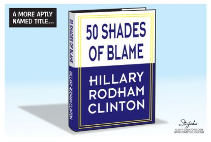 Political cartoon U.S. Hillary new book 2016 election