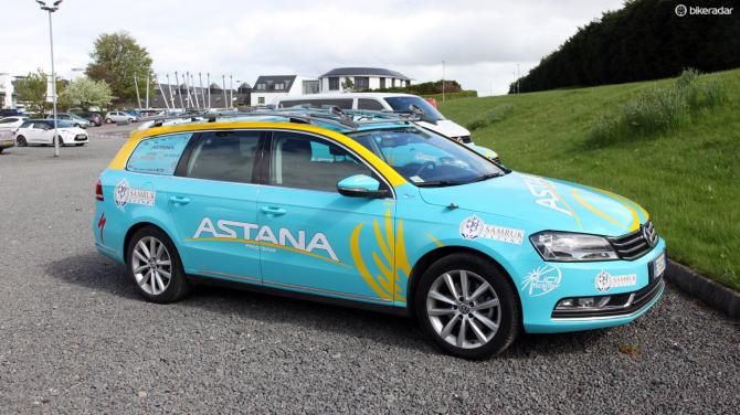 Volkswagens for the Astana team