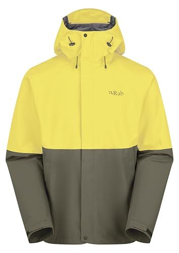 Men's Downpour Waterproof Jacket, Pollen