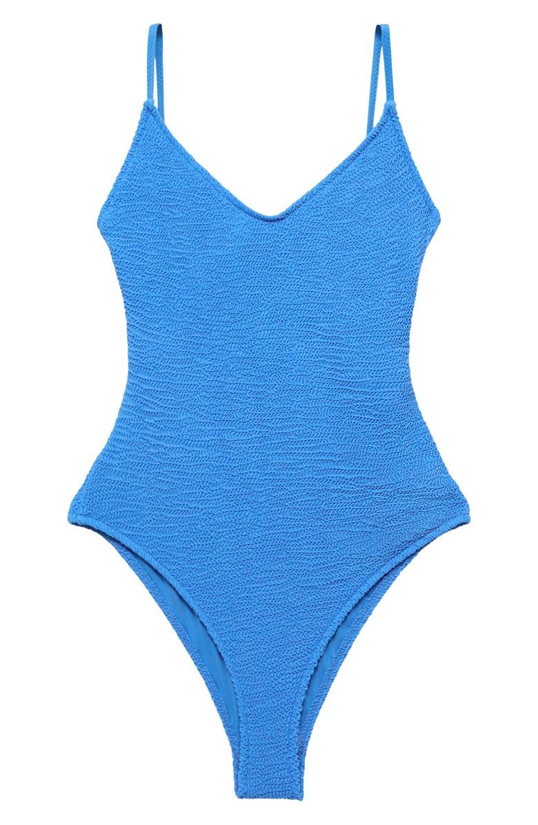 Strappy Rib One-Piece Swimsuit