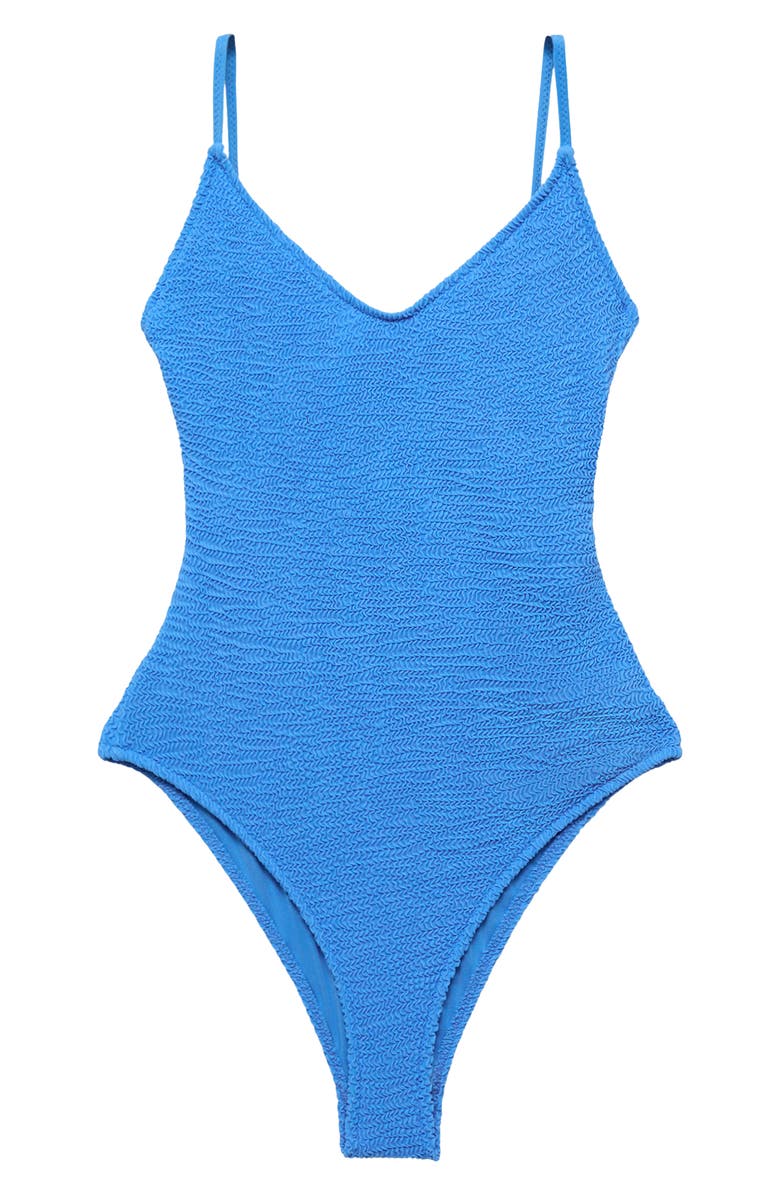 Strappy Rib One-Piece Swimsuit