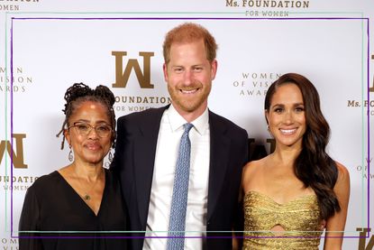 Prince Harry, Meghan Markle and Doria Ragland