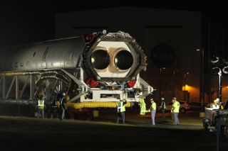 Antares Rocket Rollout