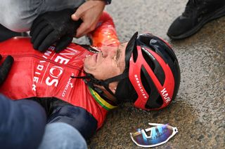 Chapman, Ganna and Kwiatkowski among injured at crash-heavy Gent-Wevelgem