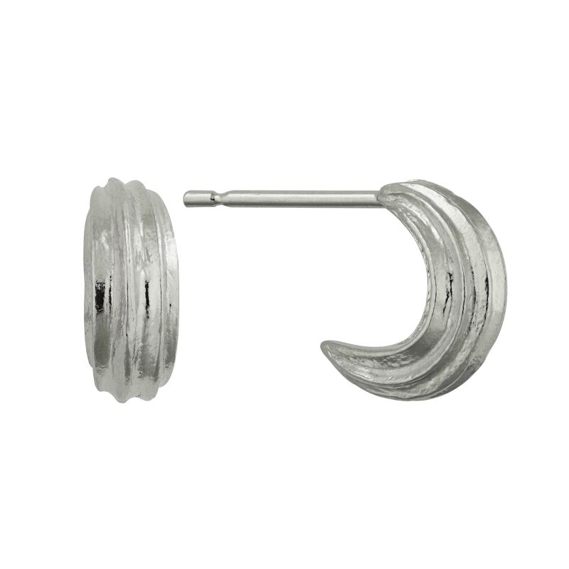 Kissing Seed Huggie Hoop Earrings