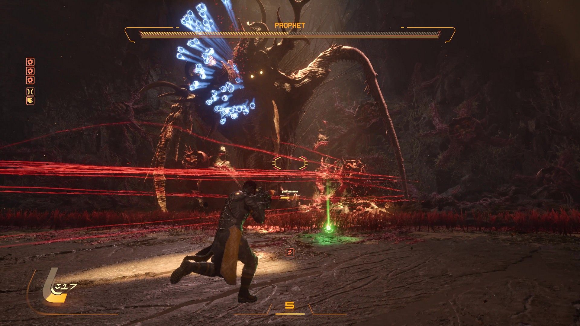 Arjun blasts at Prophet with a Smart Rifle in Saros